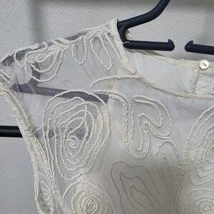 Zara Cream Lace Dress